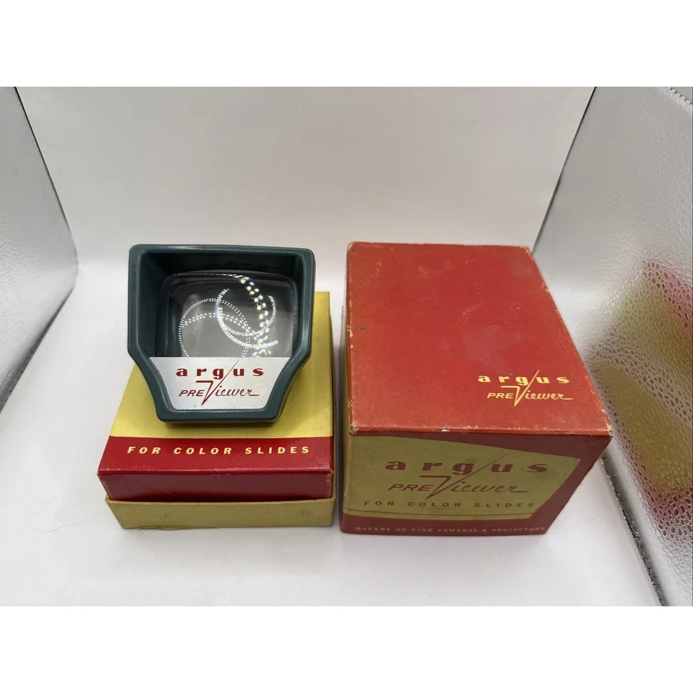 Argus Camera Previewer For Color‎ Slides Original Box Vintage Photography